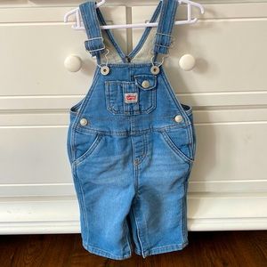 Levi’s 3-6 month denim overalls